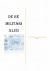 Research paper thumbnail of De Re Militari, Issue 47