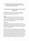 Research paper thumbnail of Personal Construct Theory and the Repertory Test in destination image research