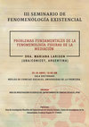 Research paper thumbnail of III SEMINARIO DE FENOMENOLOGÍA EXISTENCIAL PROBLEMAS FUNDAMENTALES DE LA FENOMENOLOGÍA: FIGURAS DE LA MEDIACIÓN