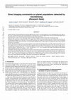 Research paper thumbnail of Direct imaging constraints on planet populations detected by microlensing