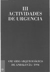 Research paper thumbnail of Memoria científica preliminar del sondeo arqueológico de urgencia efectuado en el solar 67 de Calle Granada, Málaga. 1994.