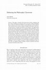 Research paper thumbnail of Debiasing the Philosophy Classroom