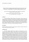 Research paper thumbnail of APPLICATION OF RISK-BASED MAINTENANCE WITH LIFE AND FINANCIAL ASSESSMENT ON FOSSIL-FIRED POWER PLANTS