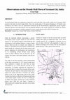 Research paper thumbnail of Observations on the Woody Wall Flora of Varanasi City, India