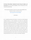 Research paper thumbnail of Book Review: The Promise of Human Rights, by Jamie Mayerfeld