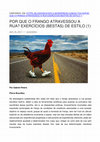 Research paper thumbnail of POR QUE O FRANGO ATRAVESSOU A RUA? EXERCÍCIOS (BESTAS) DE ESTILO (1)