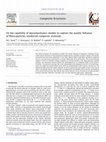 Research paper thumbnail of On the capability of micromechanics models to capture the auxetic behavior of fibers/particles reinforced composite materials