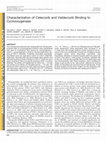 Research paper thumbnail of Characterization of celecoxib and valdecoxib binding to cyclooxygenase