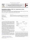 Research paper thumbnail of Benzothiophene inhibitors of MK2. Part 2: Improvements in kinase selectivity and cell potency