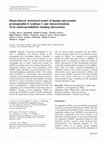 Research paper thumbnail of Homo-timeric structural model of human microsomal prostaglandin E synthase-1 and characterization of its substrate/inhibitor binding interactions