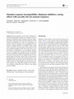 Research paper thumbnail of Stimulus-response incompatibility eliminates inhibitory cueing effects with saccadic but not manual responses