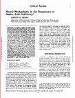 Research paper thumbnail of Neural Mechanisms in the Responses to Amino Acid Deficiency