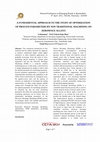 Research paper thumbnail of A FUNDAMENTAL APPROACH TO THE STUDY OF OPTIMIZATION OF PROCESS PARAMETERS BY NON TRADITIONAL MACHINING ON AEROSPACE ALLOYS