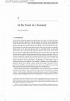 Research paper thumbnail of In the Event of a Nominal