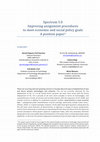 Research paper thumbnail of Spectrum 5.0 Improving assignment procedures to meet economic and social policy goals A position paper 1