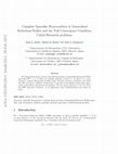 Research paper thumbnail of Complete spacelike hypersurfaces in generalized Robertson–Walker and the null convergence condition: Calabi–Bernstein problems