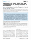 Research paper thumbnail of Regulation of ATG4B stability by RNF5 limits basal levels of autophagy and influences susceptibility to bacterial infection