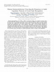 Research paper thumbnail of Human Immunodeficiency Virus-Specific Responses in Adult Ugandans: Patterns of Cross-Clade Recognition