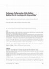 Research paper thumbnail of Solunum Yollarindan Elde Edilen Bakterilerde Antibiyotik Duyarliligi