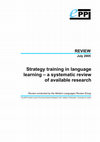 Research paper thumbnail of Review of Strategy Training in Language Learning – A Systematic Review of Available Research