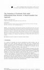 Research paper thumbnail of The Estimation of Systematic Risk under Differentiated Risk Aversion: A Mean-Extended Gini Approach