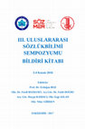 Research paper thumbnail of Türk Sözlükbilimi Terminolojisi Üzerine Derlem Tabanlı Bir Araştırma