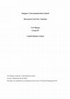 Research paper thumbnail of Discounted Cash Flow Valuation of Singapore Telecommunication Limited