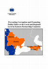 Research paper thumbnail of Preventing Corruption and Promoting Public Ethics at the Local and Regional Level in Eastern Partnership Countries