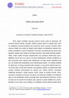 Research paper thumbnail of Târih Usûlüne Dâir