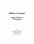 Research paper thumbnail of Ideals of Music in Il Cortegiano