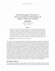 Research paper thumbnail of Donald Rugoff, Cinema V, and Commercial Strategies of 1960s–1970s Art Cinema