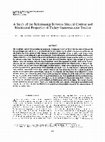 Research paper thumbnail of A study of the relationship between mineral content and mechanical properties of turkey gastrocnemius tendon