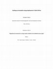 Research paper thumbnail of Scaling-up renewable energy deployment in North Africa