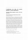 Research paper thumbnail of L'expression architecturale des lieux du pouvoir politique