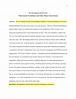 Research paper thumbnail of Developing Global Crisis for Global Security and Intelligence d7 June 2016.docx