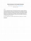 Research paper thumbnail of Ethical Implications of the Snowden Revelations