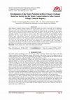 Research paper thumbnail of Development of the Water Potential in River Estuary (Loloan) Based on Society for the Water Conservation in Saba Coastal Village, Gianyar Regency