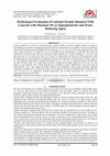 Research paper thumbnail of Performance Evaluation of Calcined Termite Mound (CTM) Concrete with Sikament NN as Superplasticizer and Water Reducing Agent