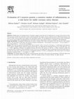 Research paper thumbnail of Evaluation of C-reactive protein, a sensitive marker of inflammation, as a risk factor for stable coronary artery disease