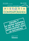 Research paper thumbnail of Stvdia Historica. Historia Contemporánea, vol. 34 (2016) [Secretario] - Dossier "España y la Unión Europea. A los 30 años del reencuentro tras la dictadura"