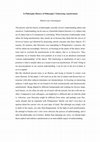 Research paper thumbnail of Is Philosophy History of Philosophy? Embracing Anachronism (abstract)