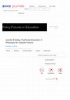 Research paper thumbnail of Book Review (Policy Futures in Education): Jennifer M. Gidley 'Postformal Education' by Daniella J. Forster