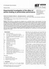 Research paper thumbnail of Experimental investigation of the effect of partial shading on photovoltaic performance