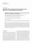 Research paper thumbnail of Quantitative Effects of Repeated Muscle Vibrations on Gait Pattern in a 5-Year-Old Child with Cerebral Palsy