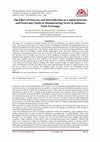 Research paper thumbnail of The Effect of Firm size and Diversification on Capital Structure and FirmValue (Study in Manufacturing Sector in Indonesia Stock Exchange