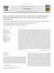 Research paper thumbnail of Patterns of fractional anisotropy changes in white matter of cerebellar peduncles distinguish spinocerebellar ataxia-1 from multiple system atrophy and other ataxia syndromes