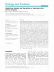 Research paper thumbnail of Illegal tusk harvest and the decline of tusk size in the African elephant