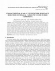 Research paper thumbnail of TENHANCEMENT OF QUASI-STATIC PUNCTURE RESISTANCE BEHAVIORS OF TRIAXIAL FABRIC/POLYESTER HYBRID COMPOSITES