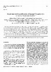 Research paper thumbnail of Rapid method for purification of human T lymphocytes for further functional studies?