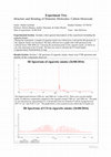 Research paper thumbnail of Structure and Bonding of Diatomic Molecules: Carbon Monoxide